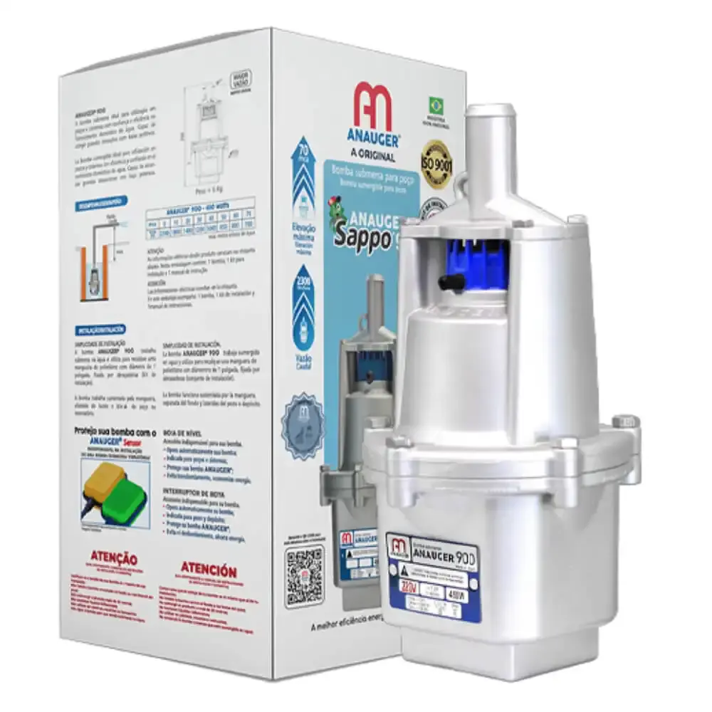 Bomba submersa vibratória 450W 900 5G Anauger 110 V — fotografia 5