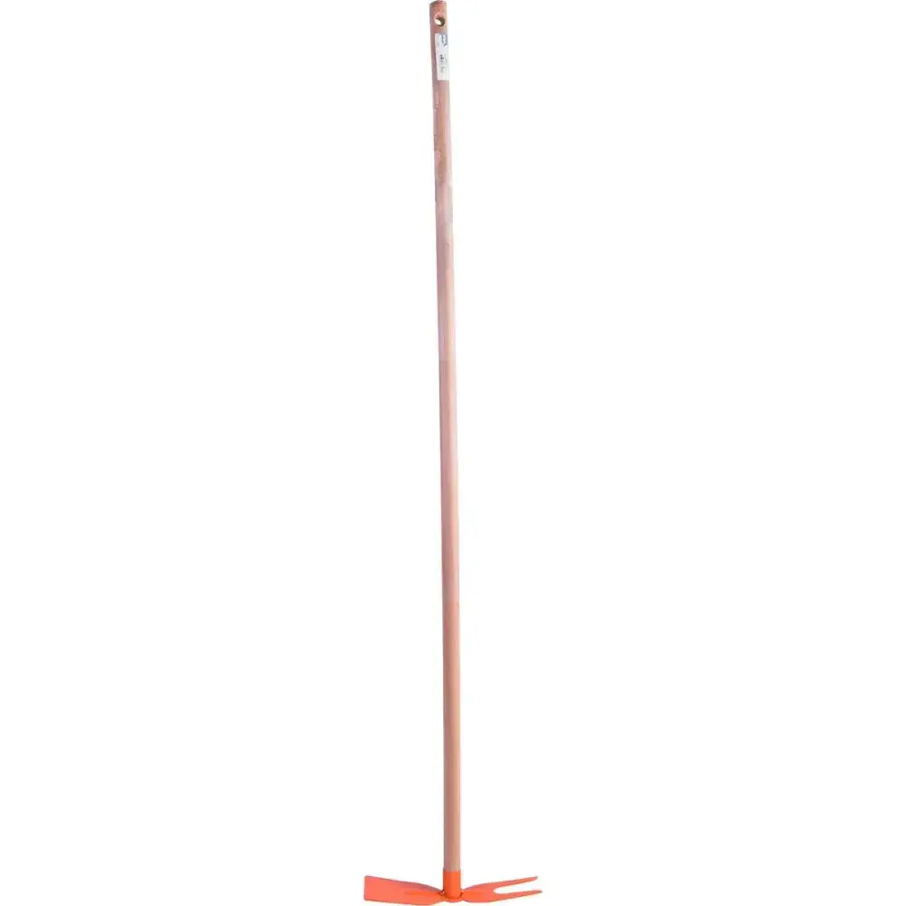 Enxada sacho com 2 ponta para jardim 1,2M laranja Kala — fotografia 4