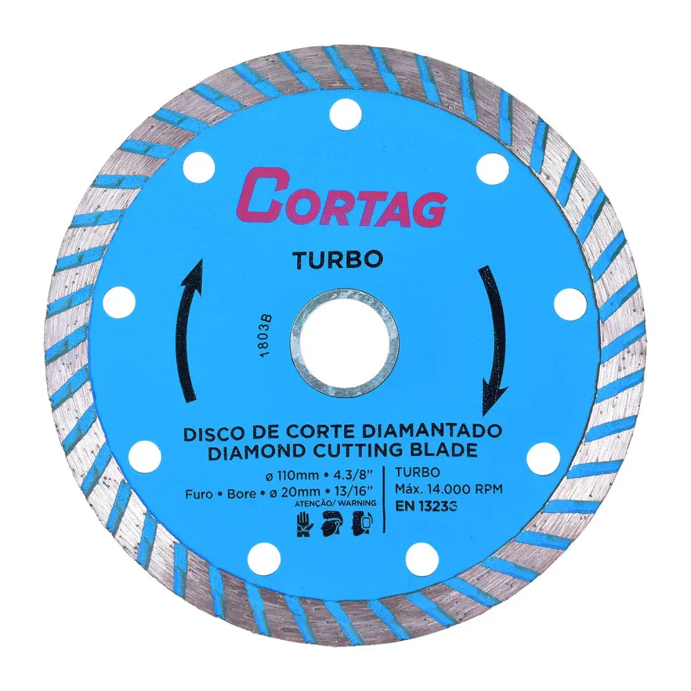 Disco diamantado turbo 110MMX20MM Cortag