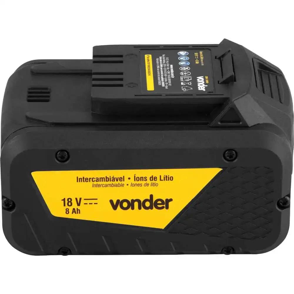 Bateria 18V lítio 8AH IBV1880 60.04.188.000 Vonder — fotografia 3
