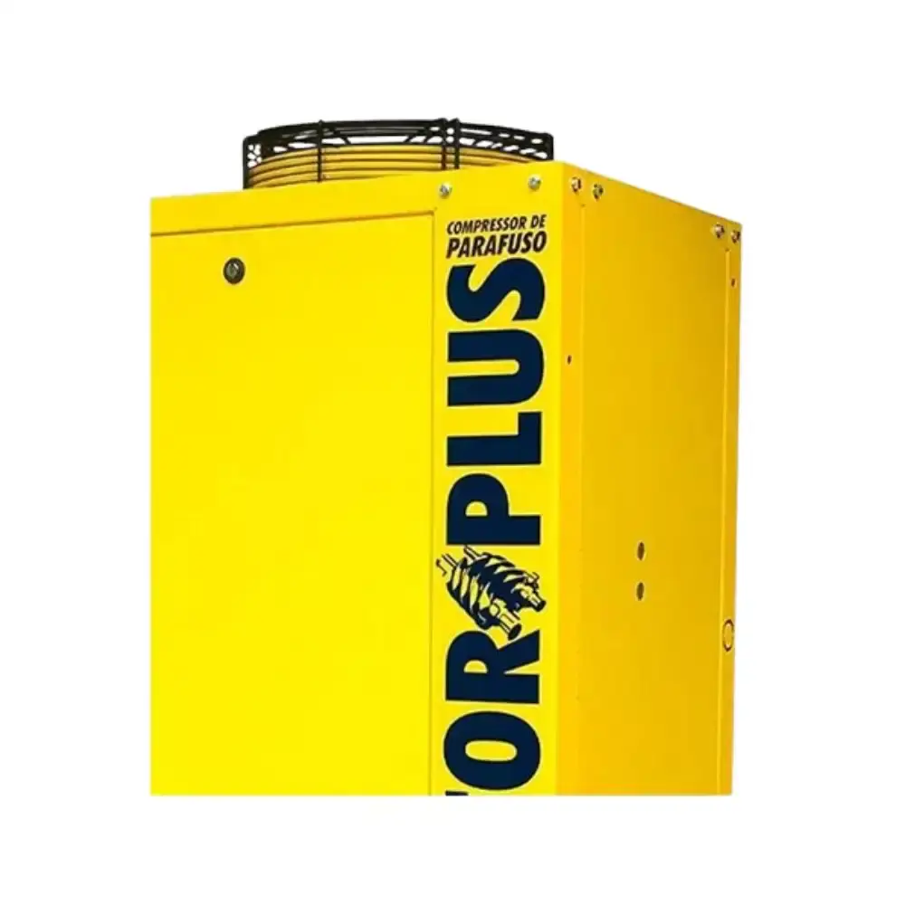 Compressor de parafuso 20HP 9 bar 220V com reservatório Metalplan 220 V — fotografia 4
