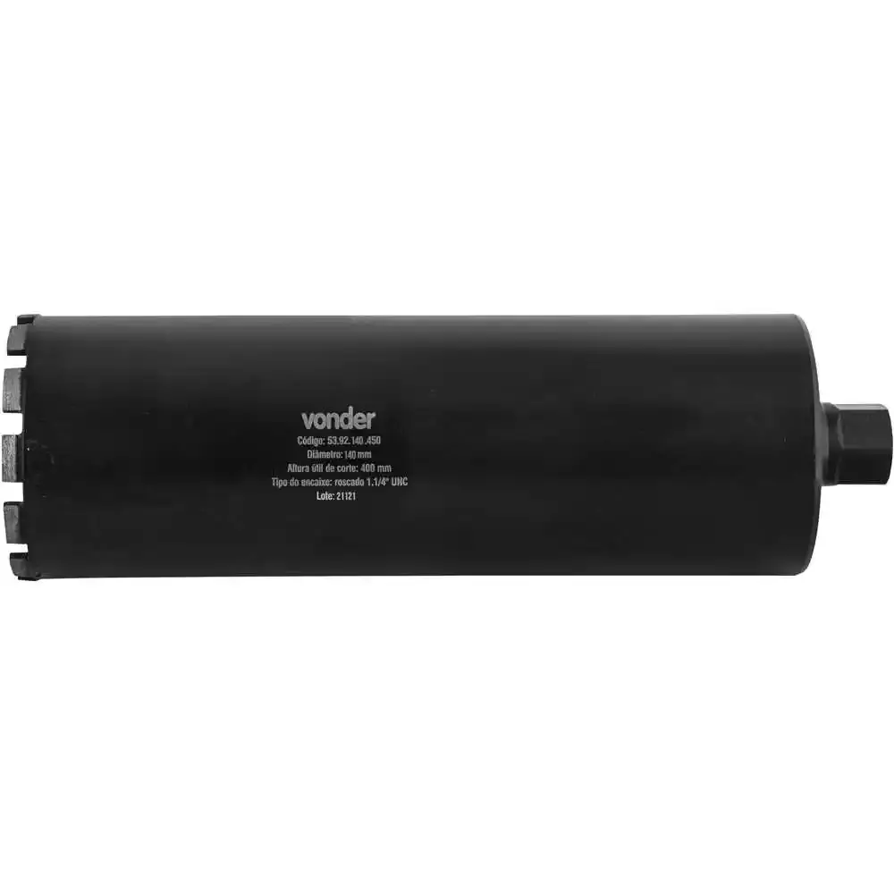 Coroa Diamantada 140mm x 450mm VONDER — fotografia 3