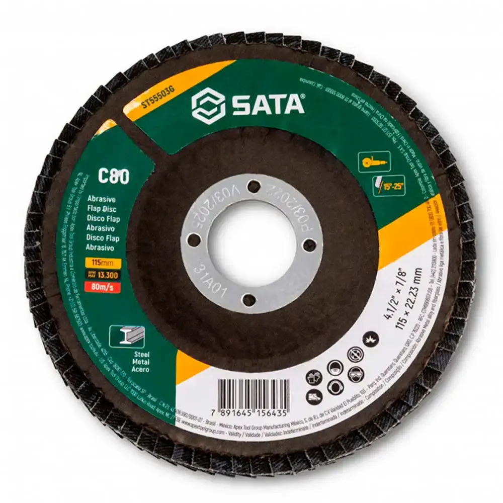 Disco de corte inox 4.1/2 polegada x 1.6MM ST55053G Sata — fotografia de referência