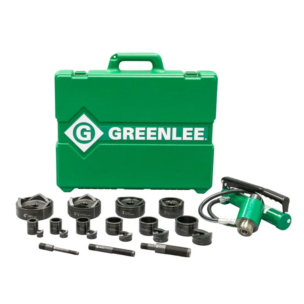 Kit vazador de chapa 1/2-4 Greenlee