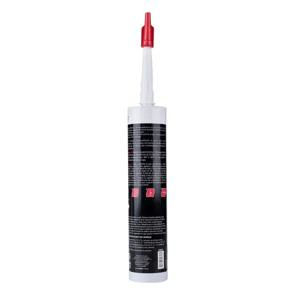Silicone neutro Worker branco 280ML 350GR — fotografia 5