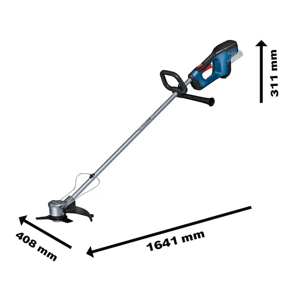 Roçadeira gfr 18V-23 sem bateria e carregador Bosch — fotografia 6