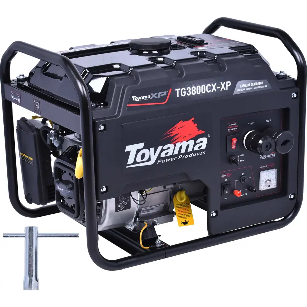 Gerador a gasolina 3.1 kva TG3800CX Toyama — fotografia de referência