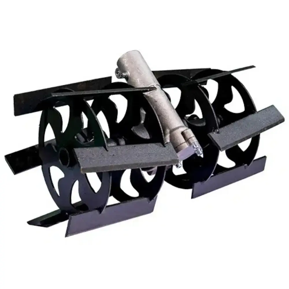 Enxada rotativa 35 CM tubo 28 MM para roçadeira Toyama — fotografia de referência