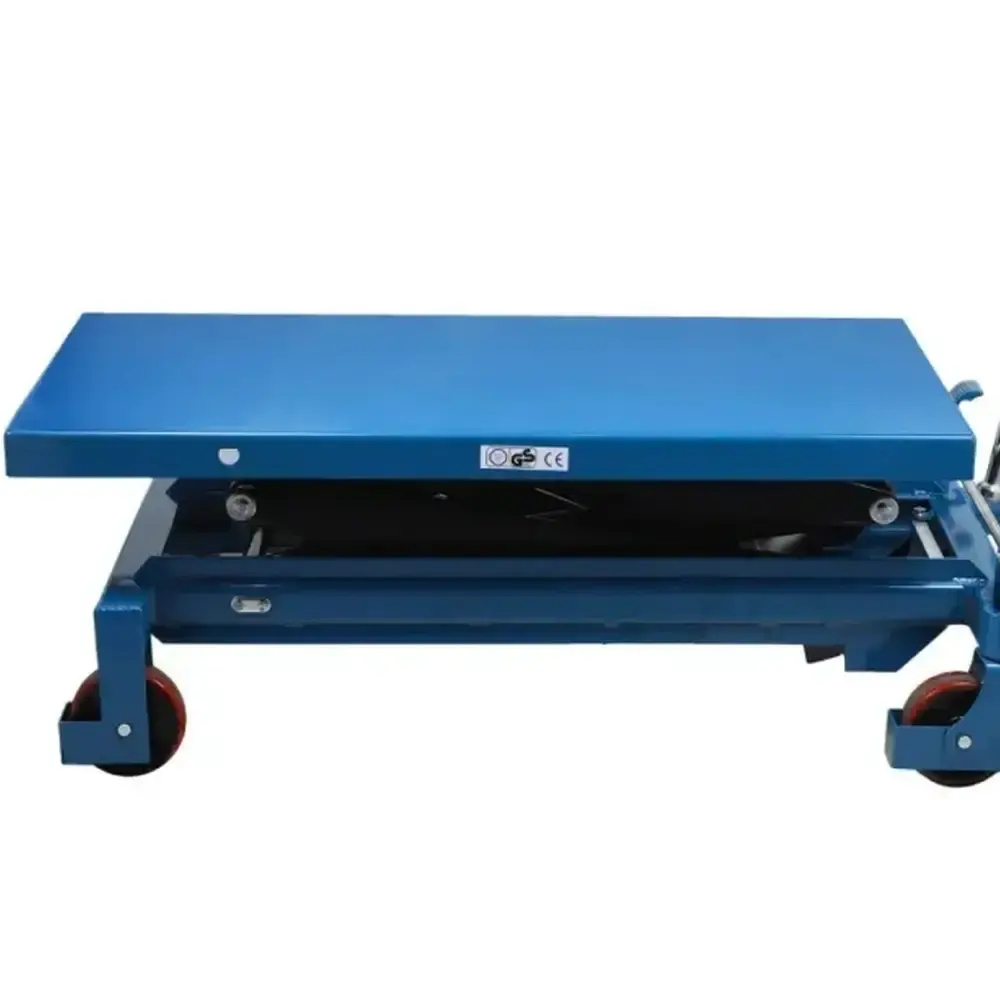Mesa pantográfica hidráulica 350 KG MEE350 Bovenau — fotografia 3