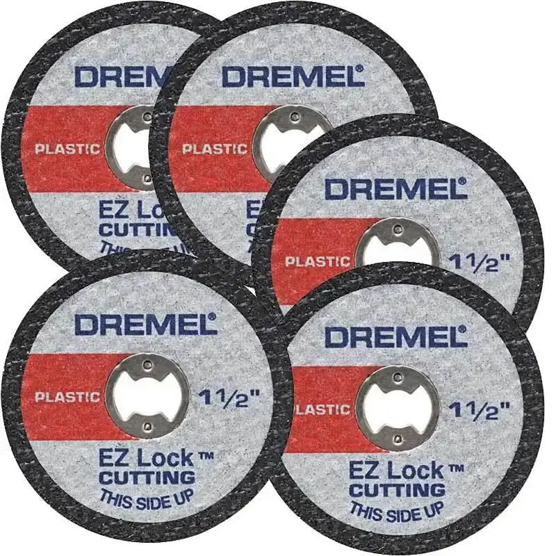 Dremel EZ476 - Disco de Corte para Plástico EZ Lock Jogo c/ 5 peças — fotografia de referência