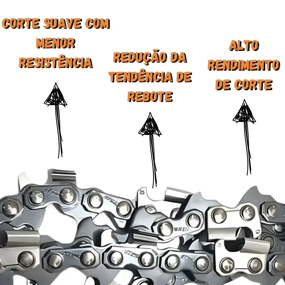 Corrente para motosserra 1 guia 30 facas 3/8 POL rapid micro Stihl — fotografia 4