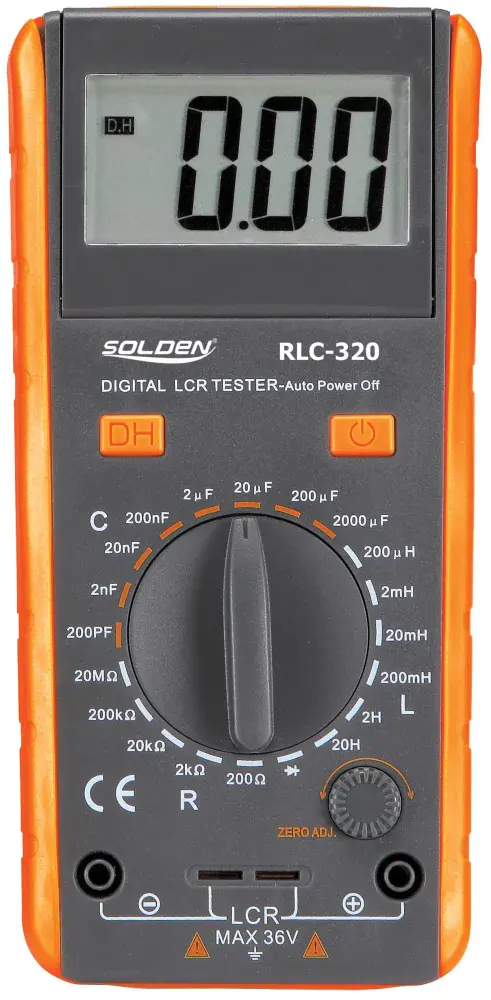 Capacímetro digital RLC-320 2000 a 20000 uf Solden — fotografia 2
