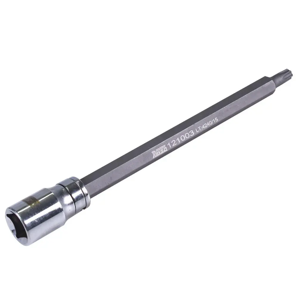 121003 Raven - chave hexalobular T40 longa para parafusos do cabeçote do motor zetec rocam — fotografia de referência
