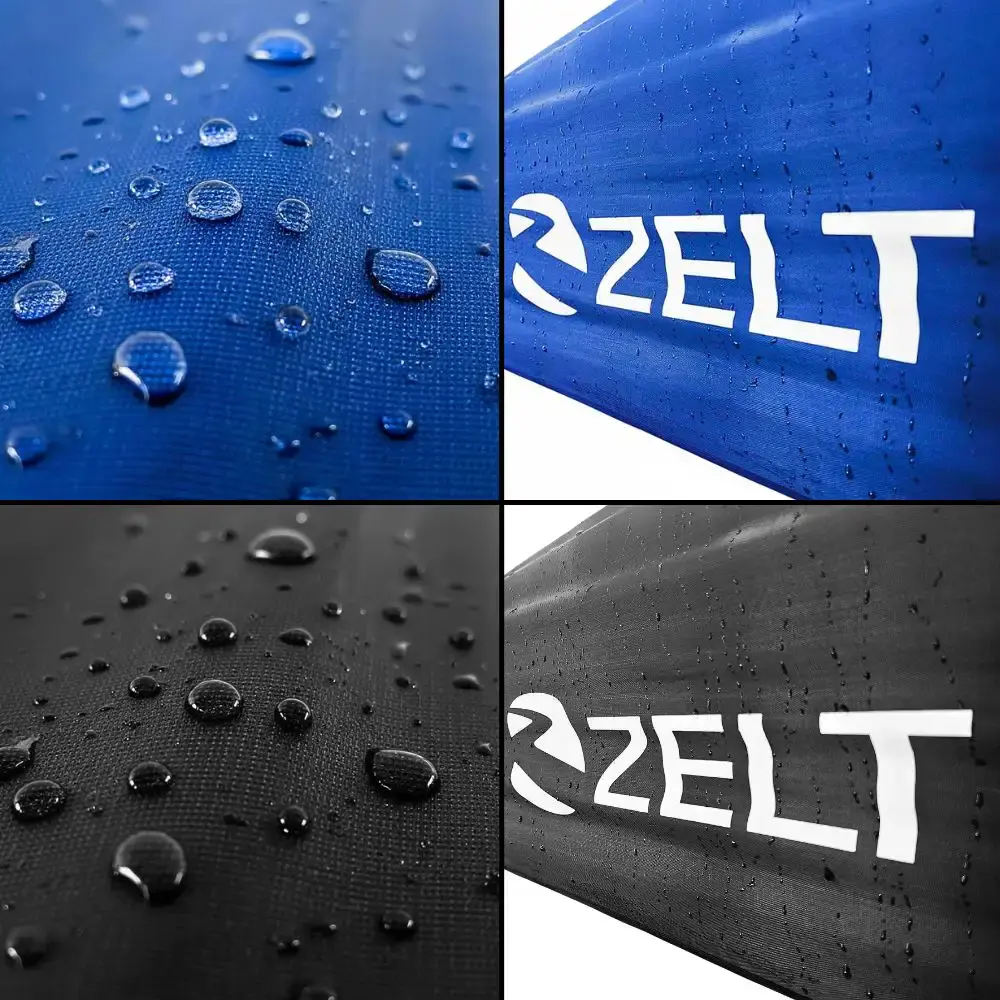 Tenda Gazebo Pagoda 3 x 3 Metros Dobrável Articulada e Sanfonada ZELT Azul — fotografia 4