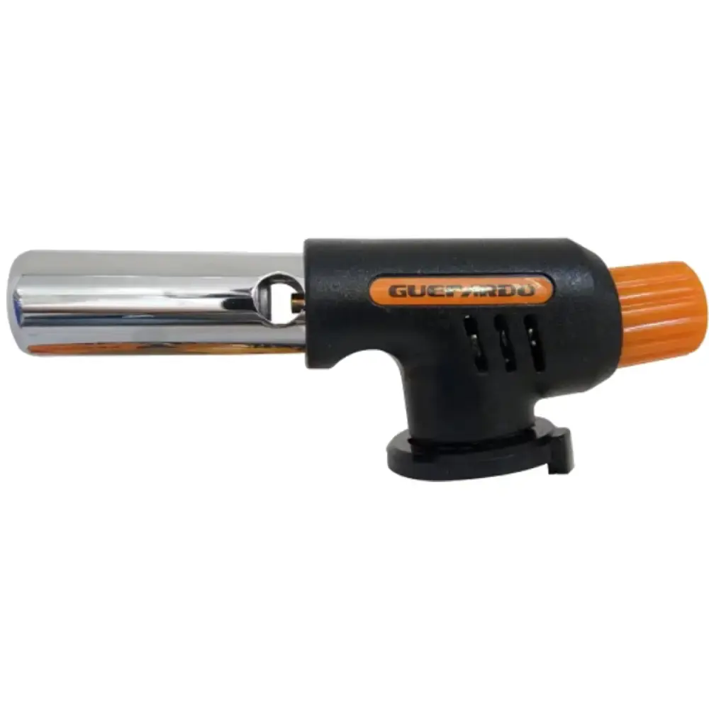 Maçarico compacto flame gun acendedor automático guepardo+ kit gás butano — fotografia 2