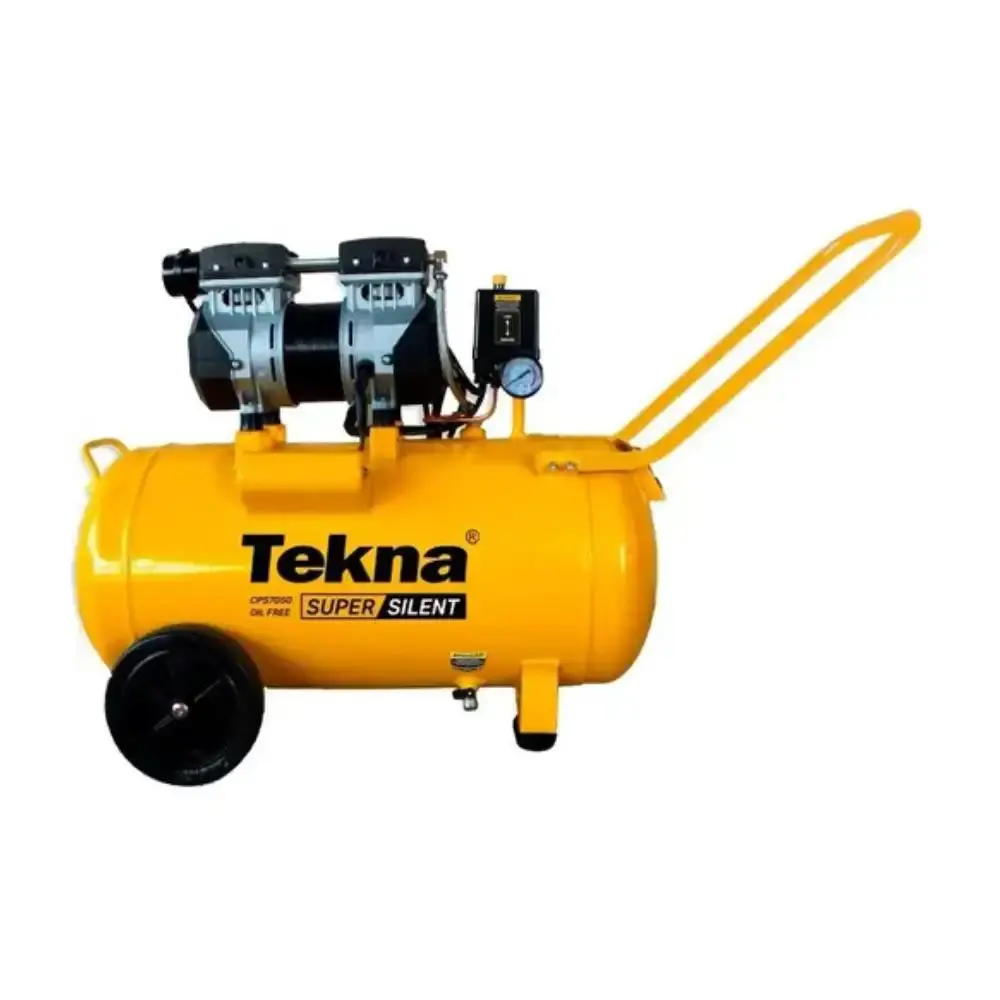 Compressor de Ar Silencioso Isento de óleo 6.4 Pés 50 Litros CSP7050/50L TEKNA 220V — fotografia 2