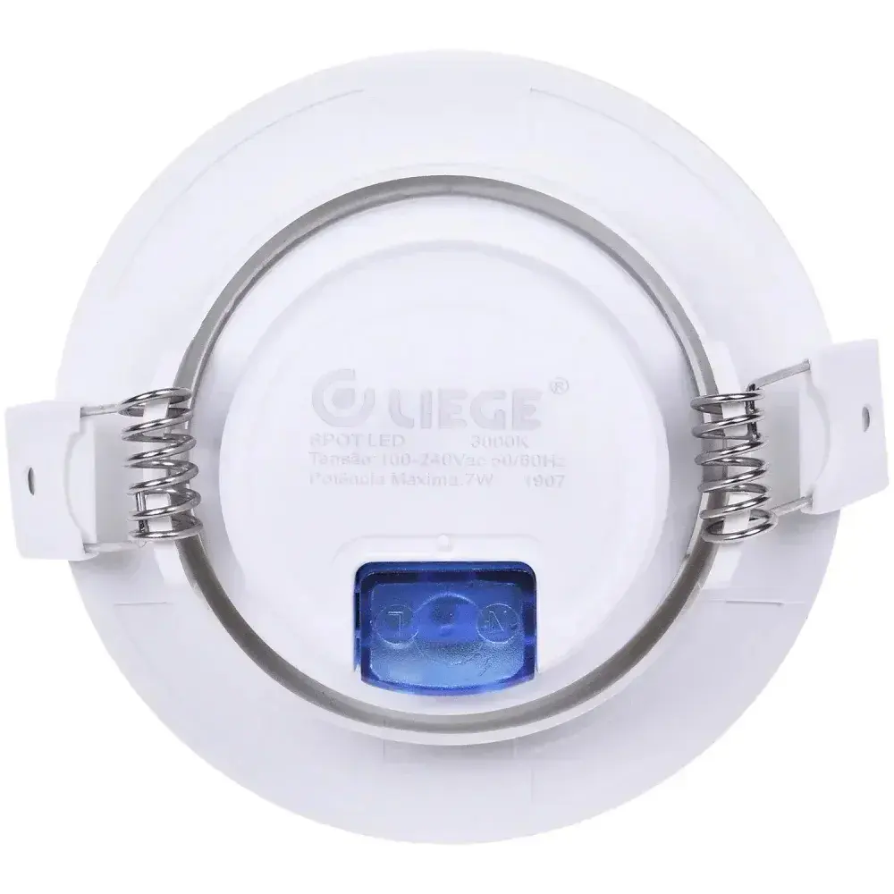 Spot led PAR20 embutir redonda 7W amarela Liege — fotografia 9