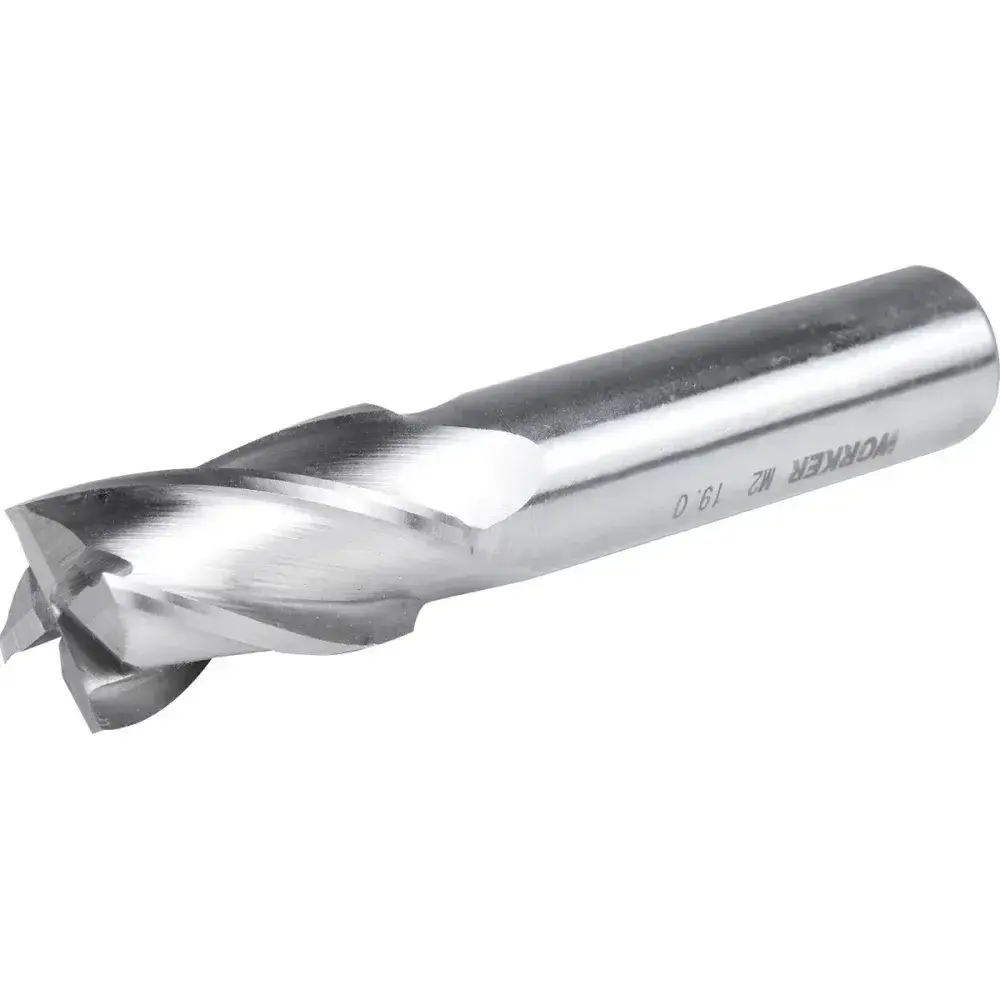 Fresa de topo reto aço rápido 19MM haste 16MM Worker — fotografia 8