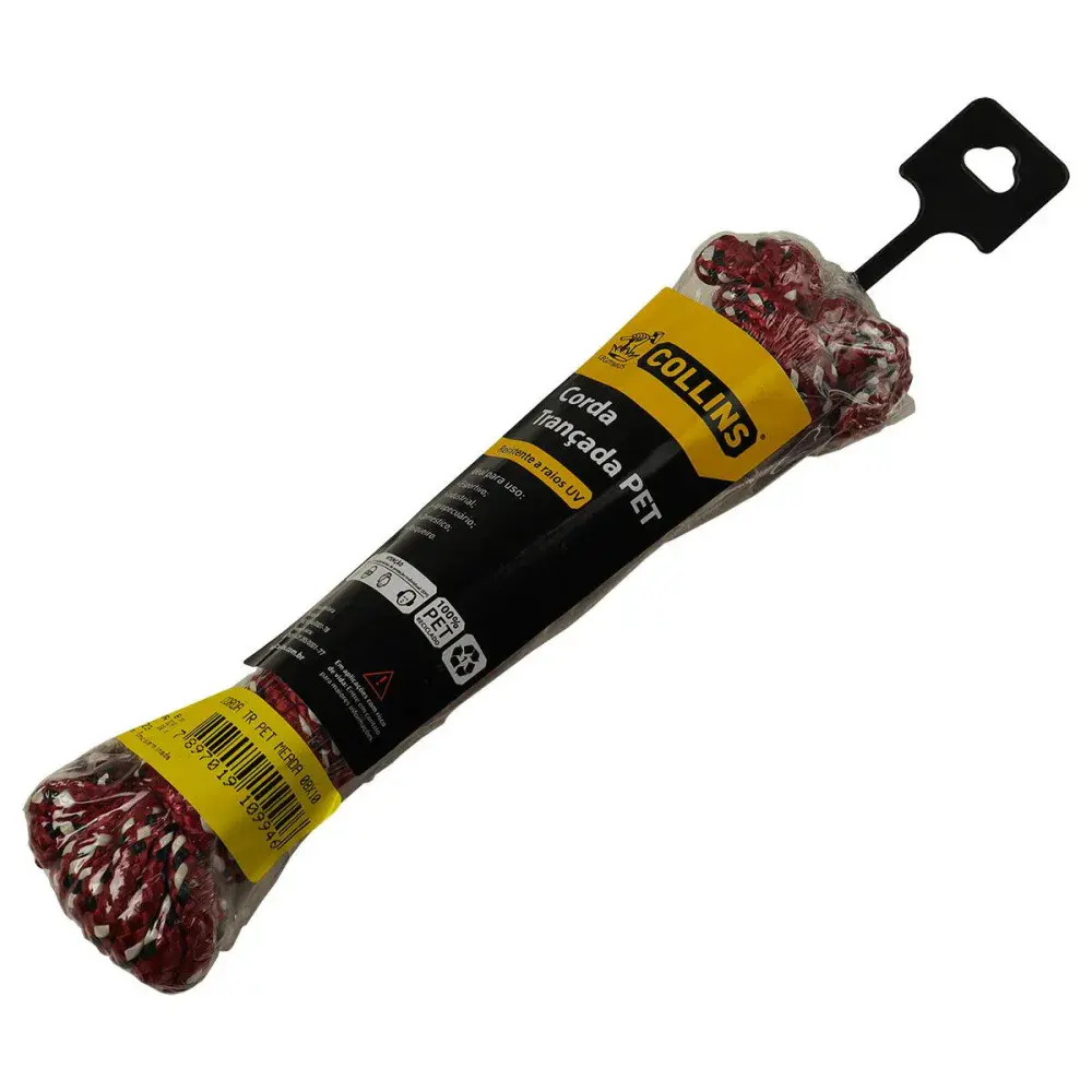 Corda pet trançada color meada 8MMX10M Collins — fotografia 5