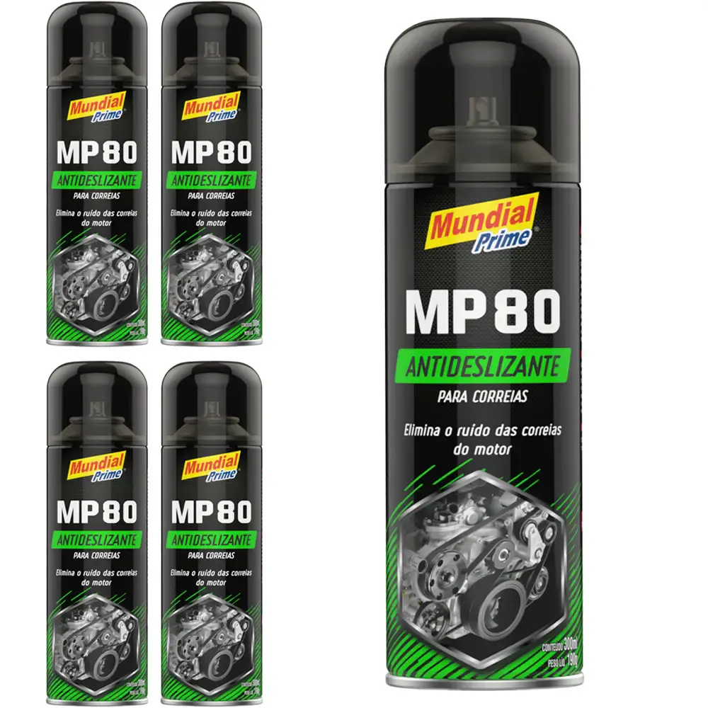 Spray Antideslizante MP80 300 ml 05 Unidades MUNDIAL PRIME