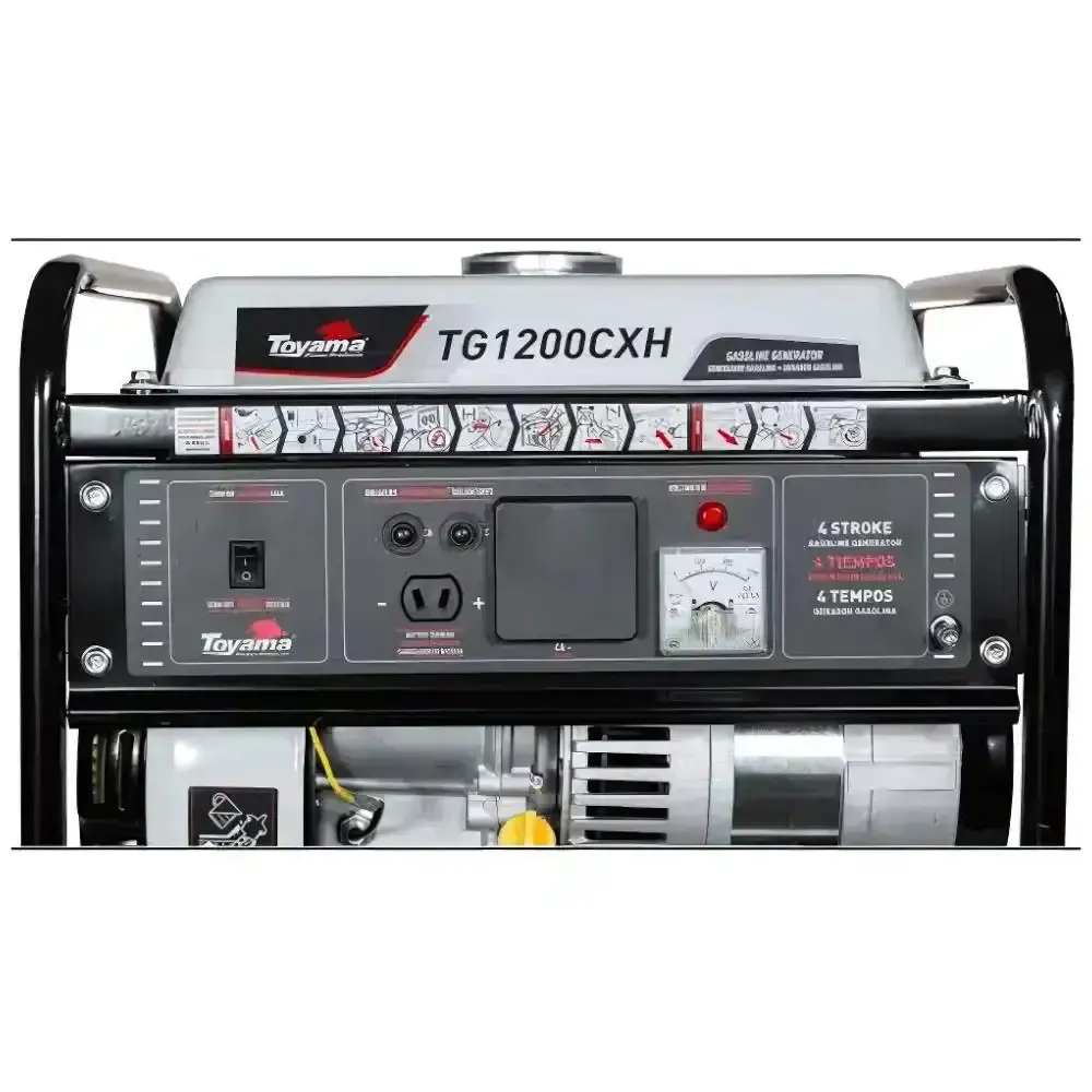 Gerador gasolina 1 KVA monofásico com carregador de bateria TG1200CXH Toyama 220 V — fotografia 5