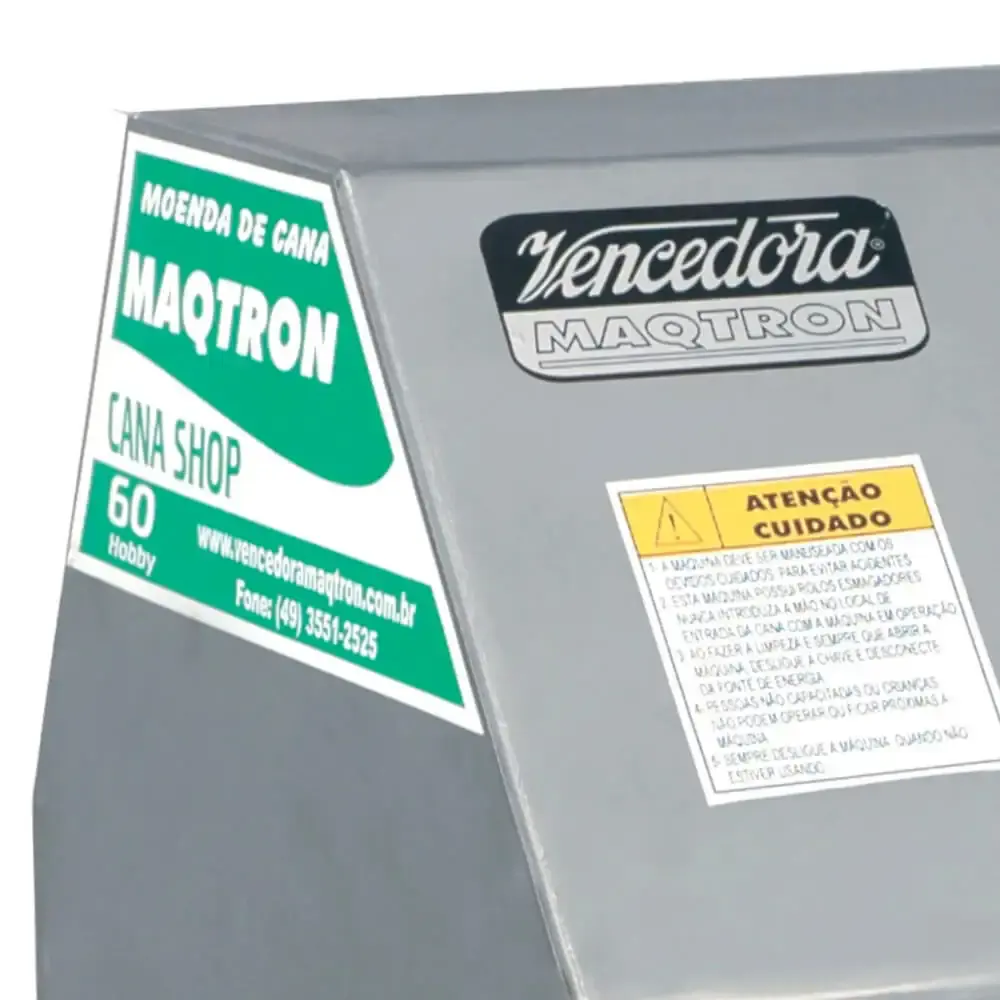 Engenho moenda para cana rolos de ferro cana shop 60 elétrica Maqtron 110 V — fotografia 10