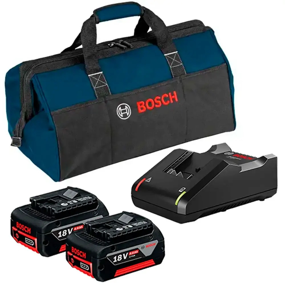 Chave de impacto à bateria 18V 1/2 POL brushless 1000NM 2 baterias 4,0AH, carregador bivolt e bolsa Bosch — fotografia 9