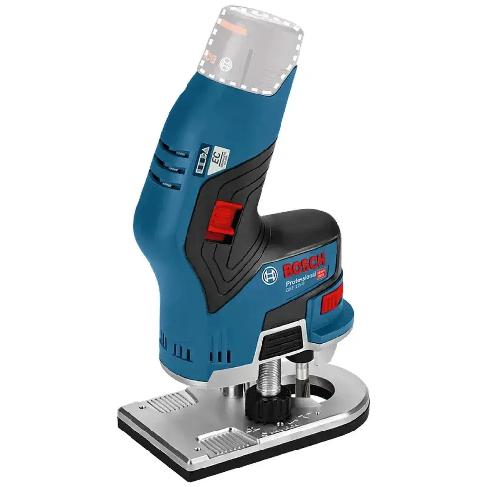 Mini tupia gkf 12V-8 professional sem fio Bosch — fotografia 4