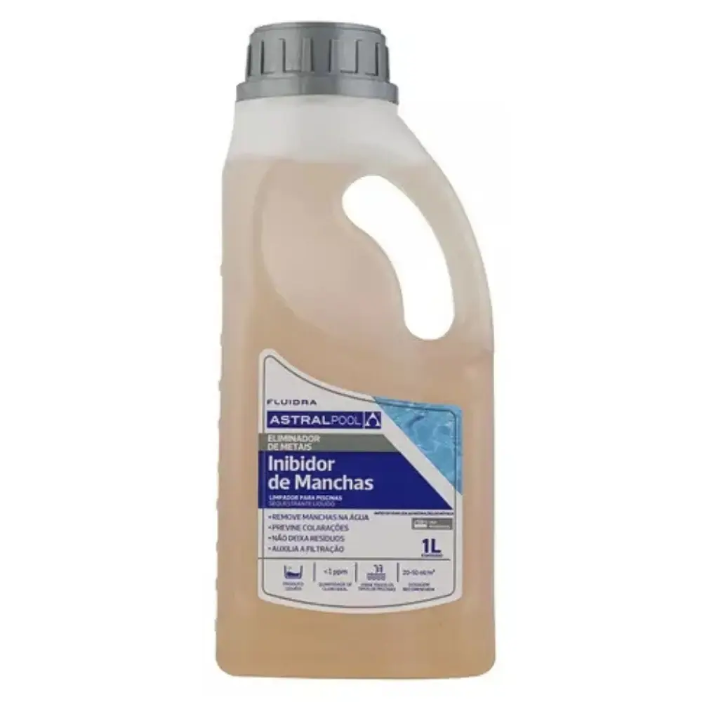 Eliminador de manchas metais para piscina 1 litro 210046T Fluidra