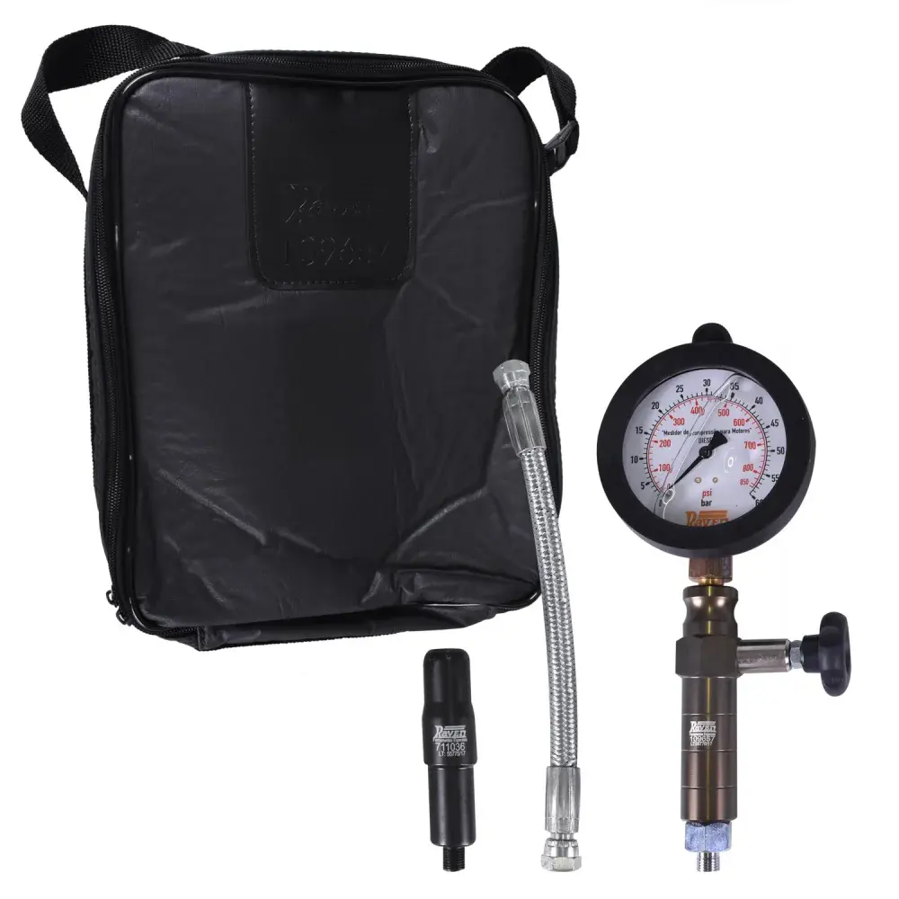 Kit para teste de compressão de motores diesel Raven