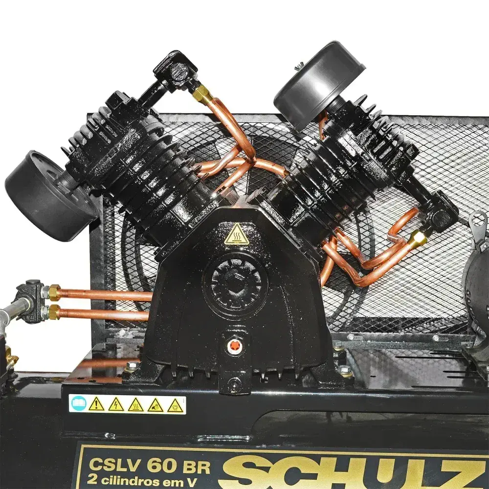 Compressor de ar 60 pés 350L bravo cslv 220/380V Schulz — fotografia 7