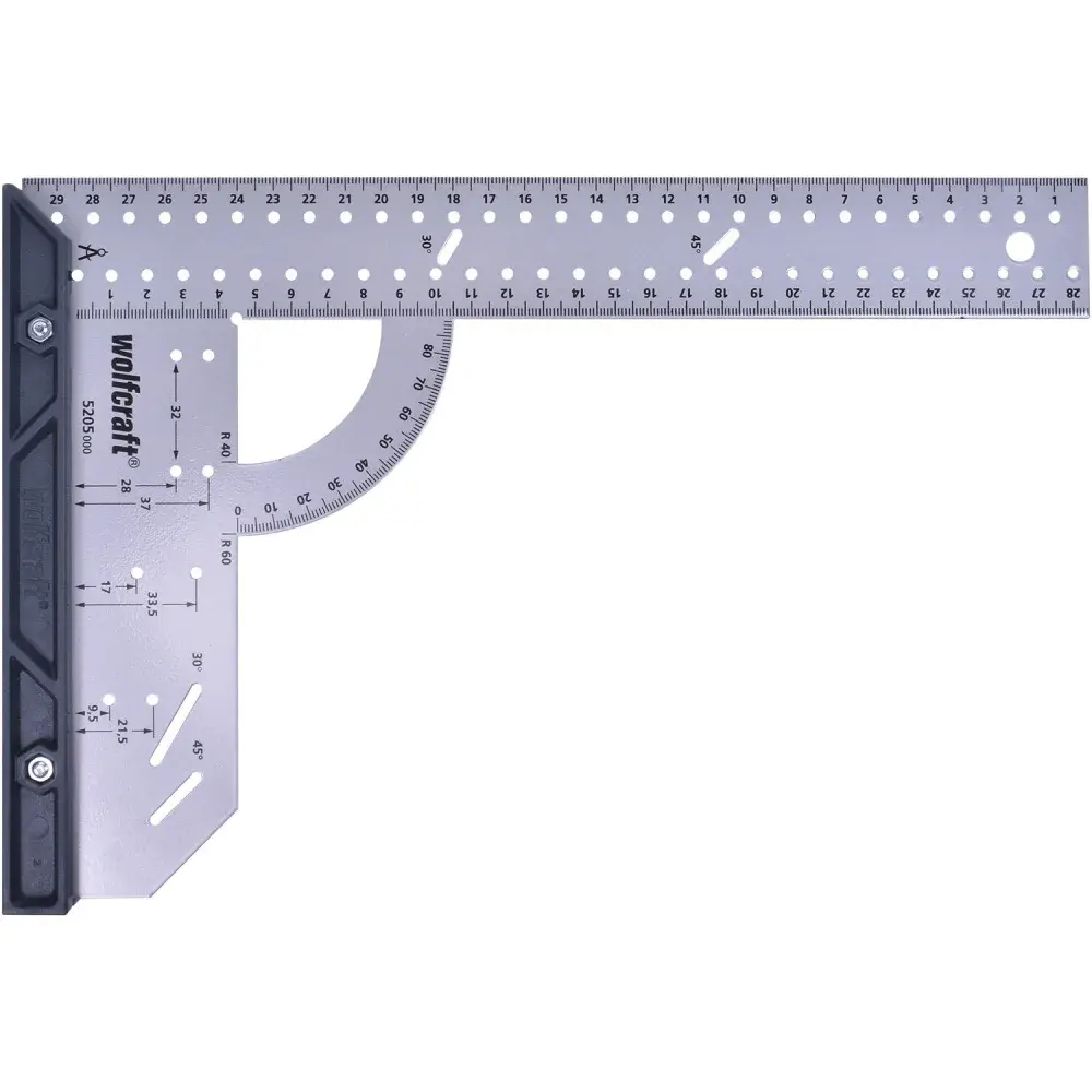 Esquadro universal com gabarito - 520500 - Wolfcraft - 200MM X300MM