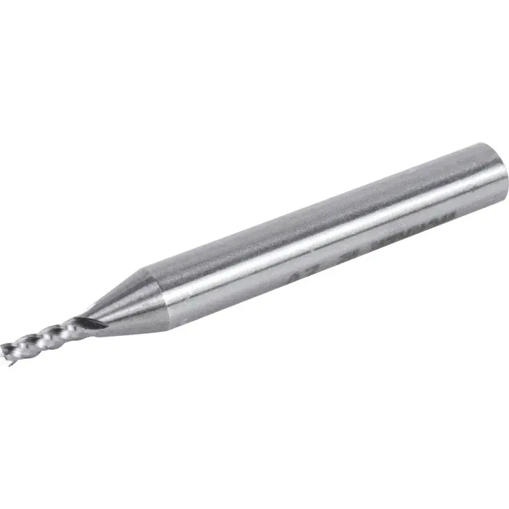 Fresa de topo reto aço rápido 2MM haste 6MM Worker — fotografia 8