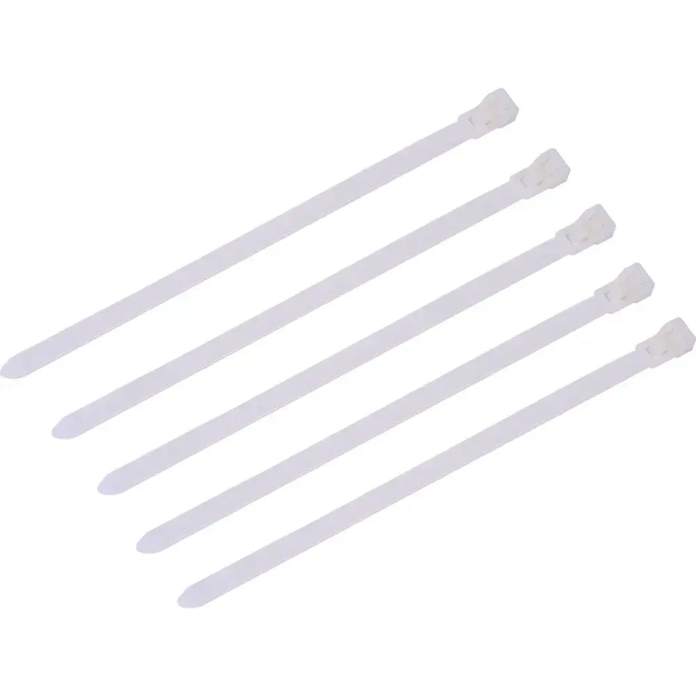 Abraçadeira com trava 150 x 7,6MM branca 20 peças Worker — fotografia 3