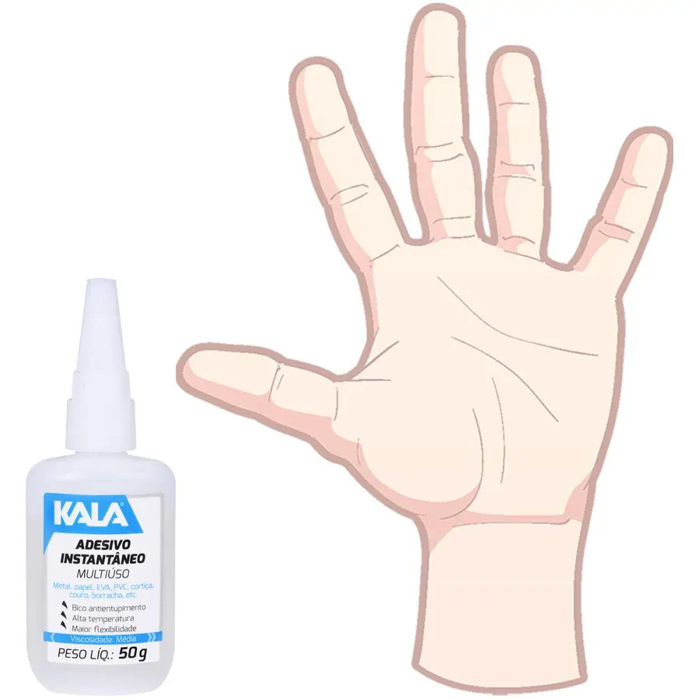 Adesivo instantâneo bico anti entupimento 50G Kala — fotografia 4