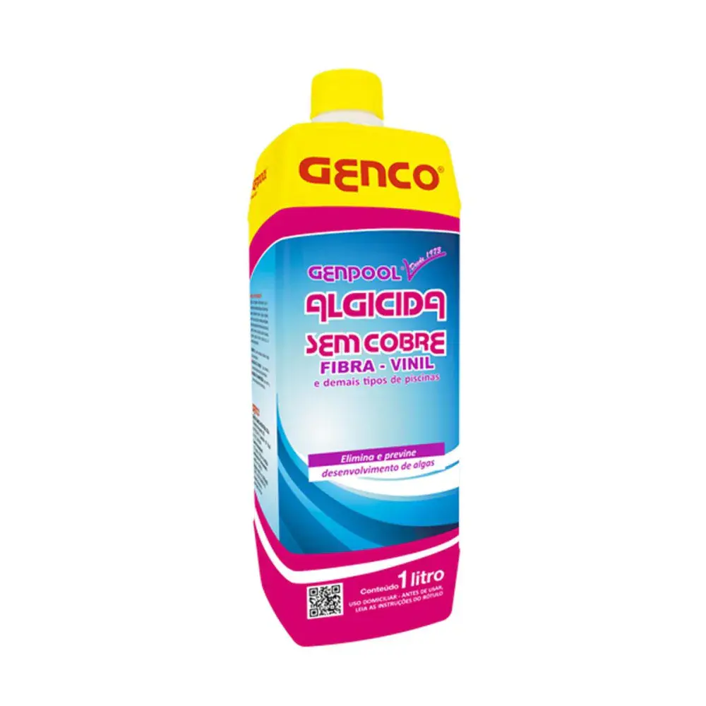 Algicida sem cobre múltipla ação 2 em 1 1L Genco
