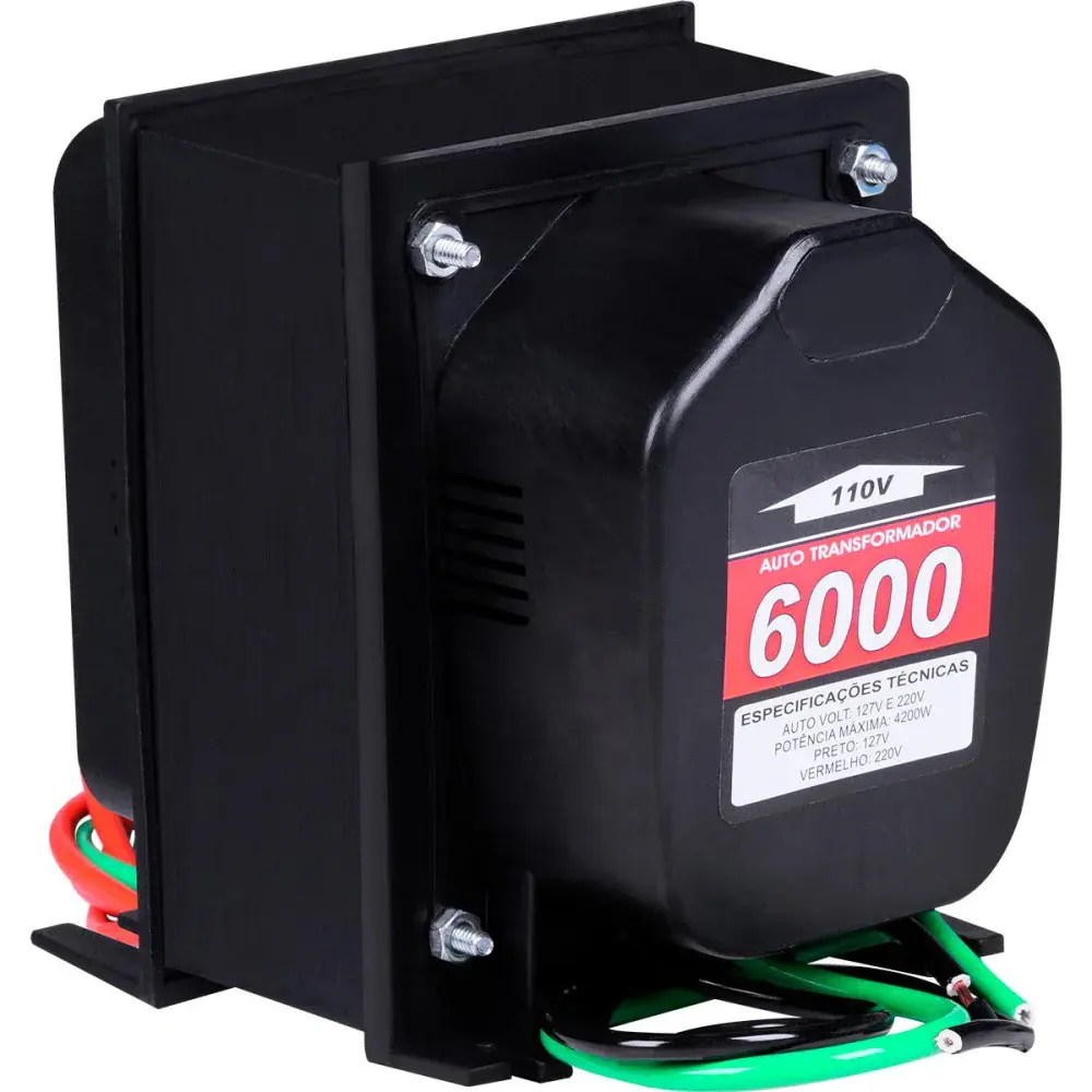 Autotransformador tripolar 6.000VA 4600W bivolt Kitec — fotografia 2