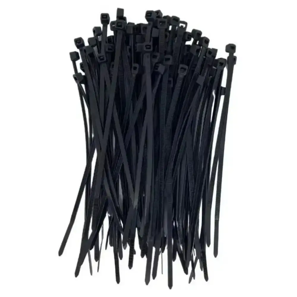 Kit 500 Abraçadeiras de Nylon Pretas 100mm x 2,5mm FERRARI