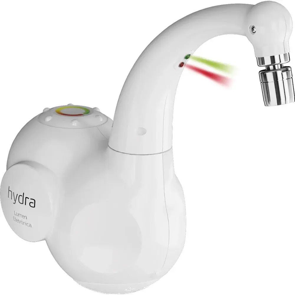 Torneira eletrônica lumen branca 5500W 220V Hydra