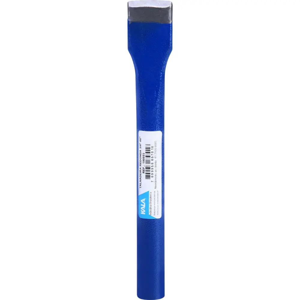 Talhadeira em aço inoxidável redonda azul tamanho 8 Kala