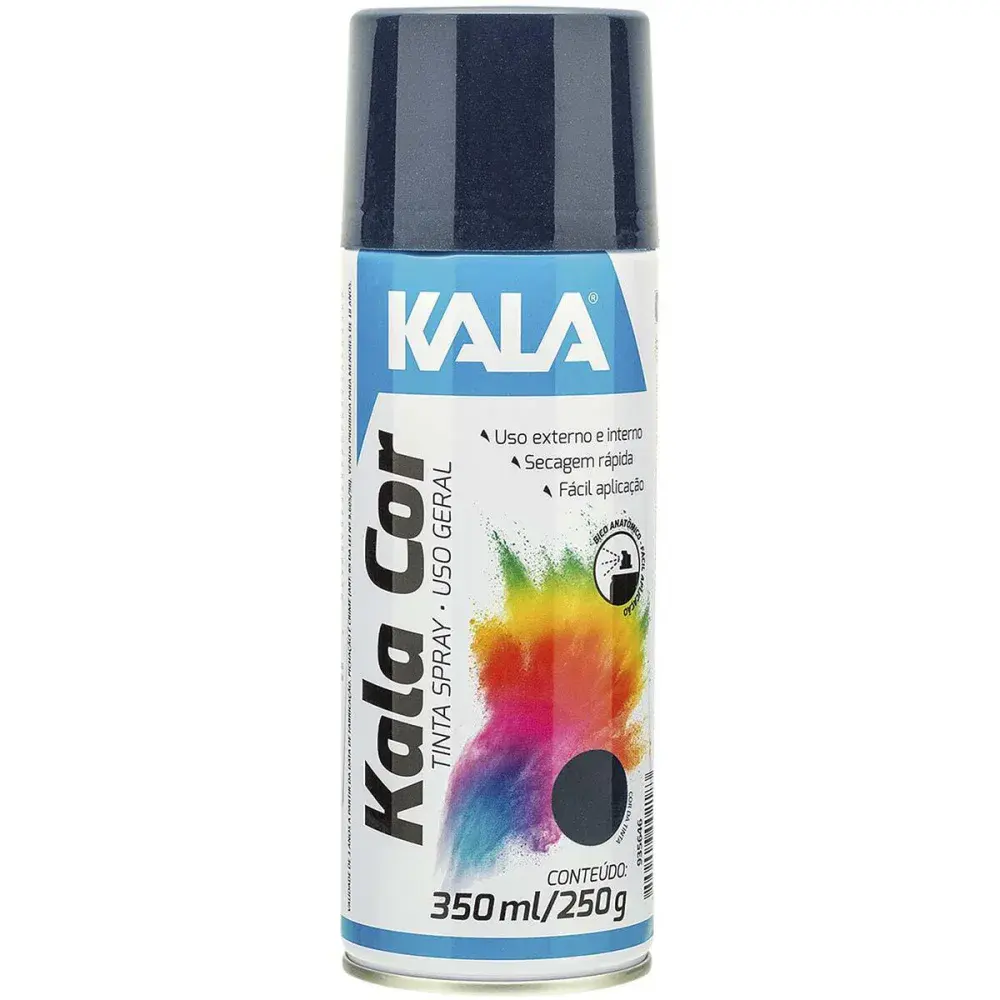 Tinta spray uso geral Kala azul escuro 350ML — fotografia de referência