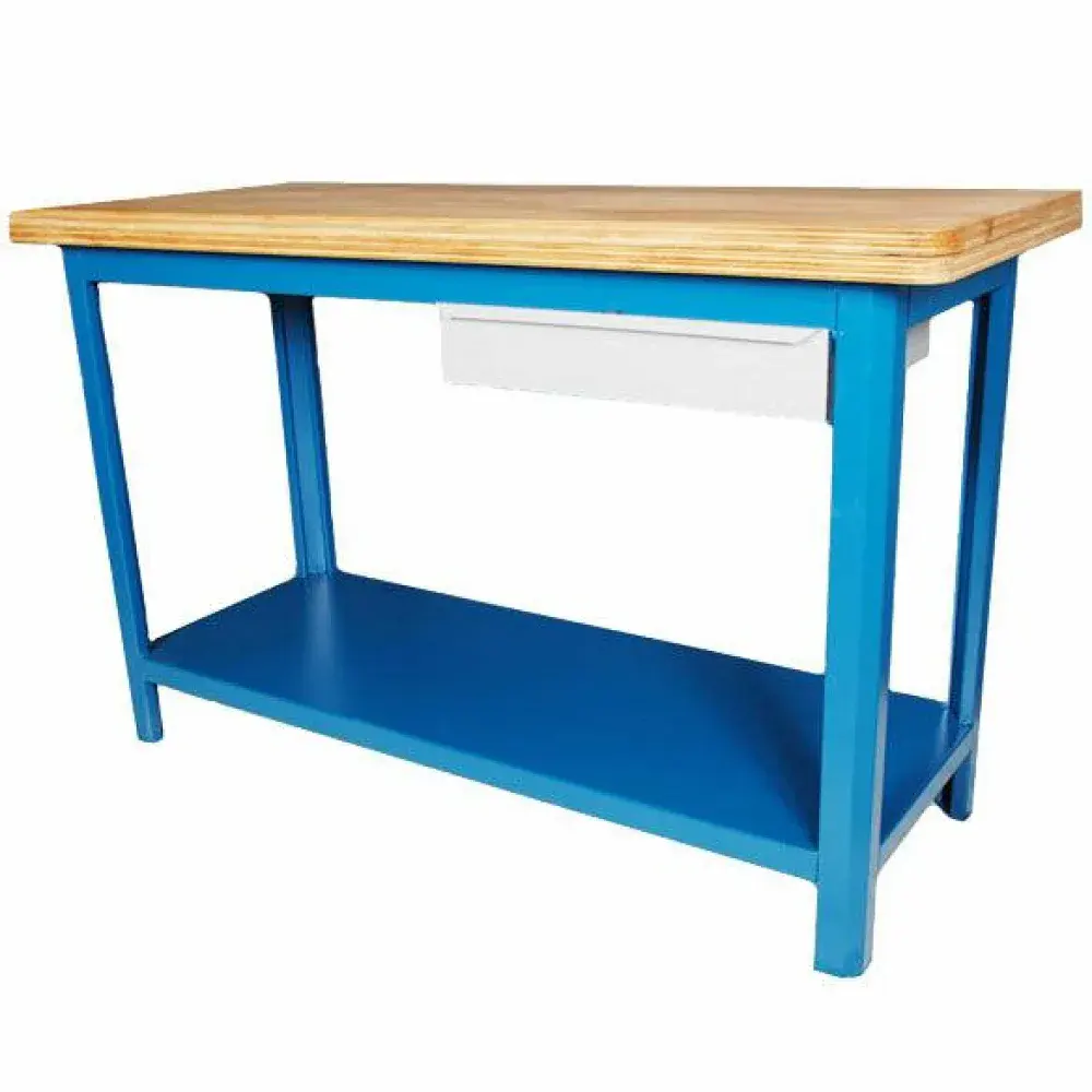Bancada aberta soldada 150X60X92CM com 1 gaveta 151CD Fercar