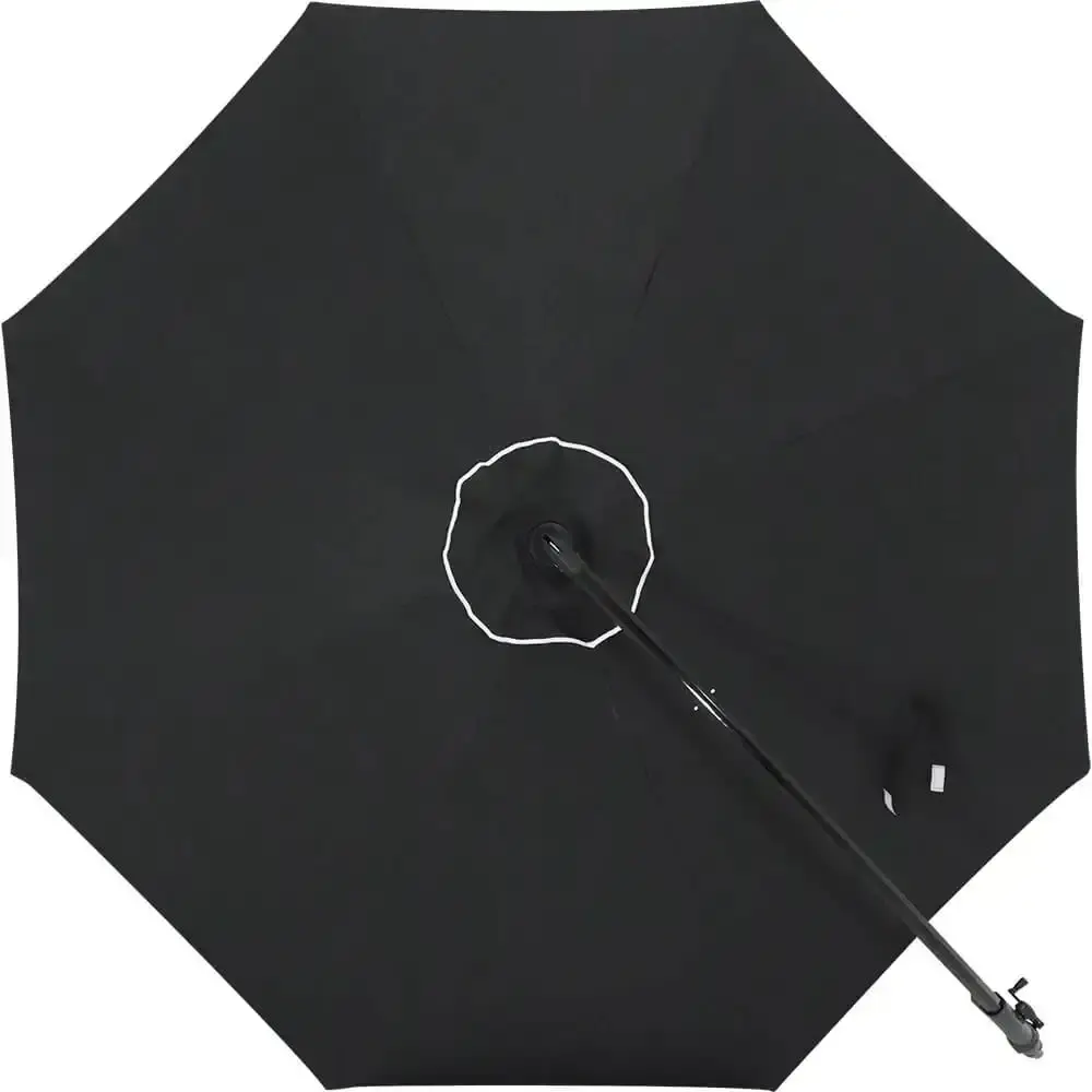 Ombrelone suspenso búzios giratório 360° 3M preto com base 50 litros BEL — fotografia 4