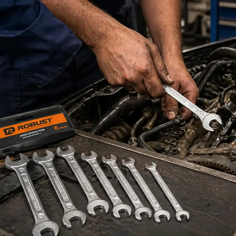 Jogo de chave fixa 0,6 a 1,7CM 6 peças Robust — fotografia 5