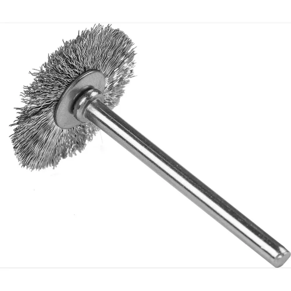 Escova circular com haste em inox 1/8" 25MM Worker — fotografia 6