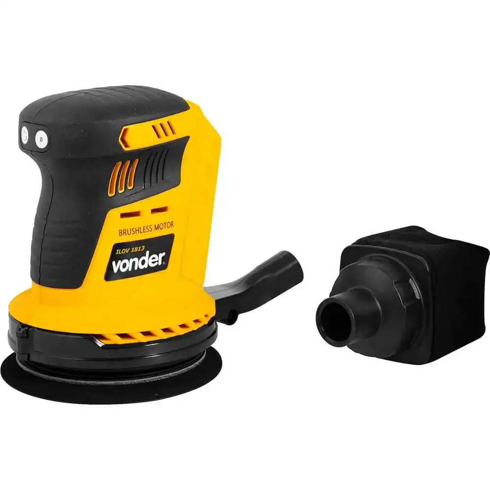 Lixadeira roto orbital 18V 5POL ILOV1813 sem bateria e sem carregador Vonder — fotografia 3