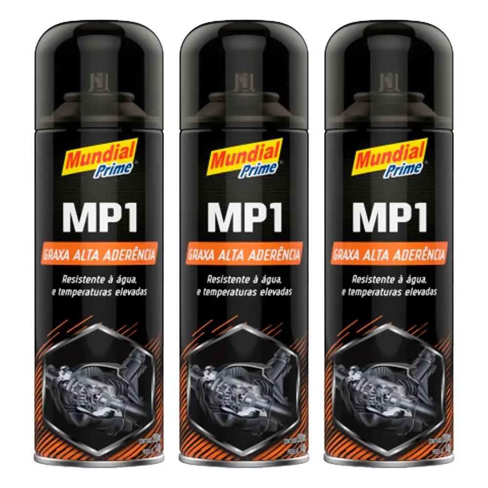 Graxa spray alta aderencia MP1 250ML 03 uni mundial prime