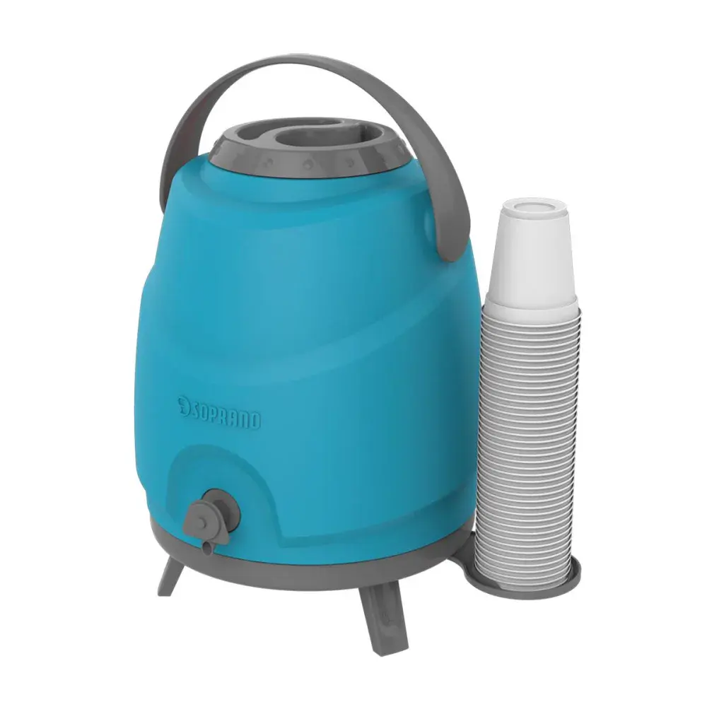 Botijão térmico Soprano Soprano 9L azul