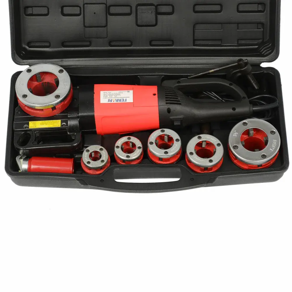 Rosqueadeira portatil 1/2-2 bsp 220V REP-2 Ferrari — fotografia 3