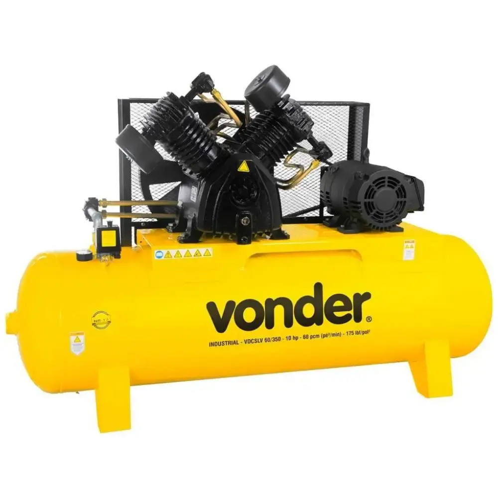 Compressor de ar 15,0CV trifásico VDCSLV-60/350 industrial Vonder — fotografia de referência